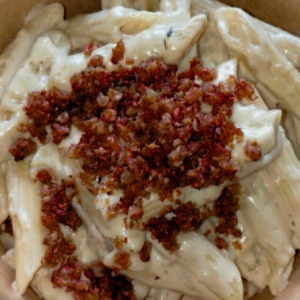 carbonara-penne-platter