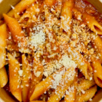 pomodoro-sasuage-penne-platter